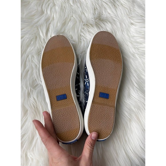 NWOB Keds navy snowflake sneakers size 6.5 - Picture 4 of 6